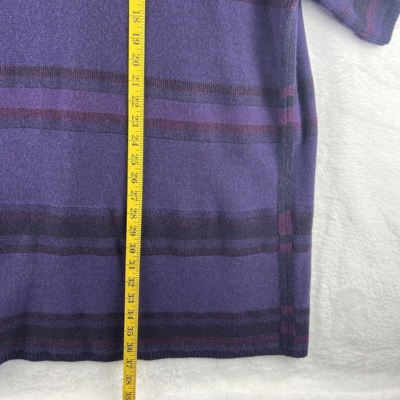 Vince Deep Purple Wool Cashmere Blend Open Front Duster Sweater Cardigan M/L - Picture 5 of 7